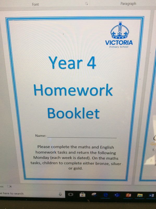 education department victoria homework